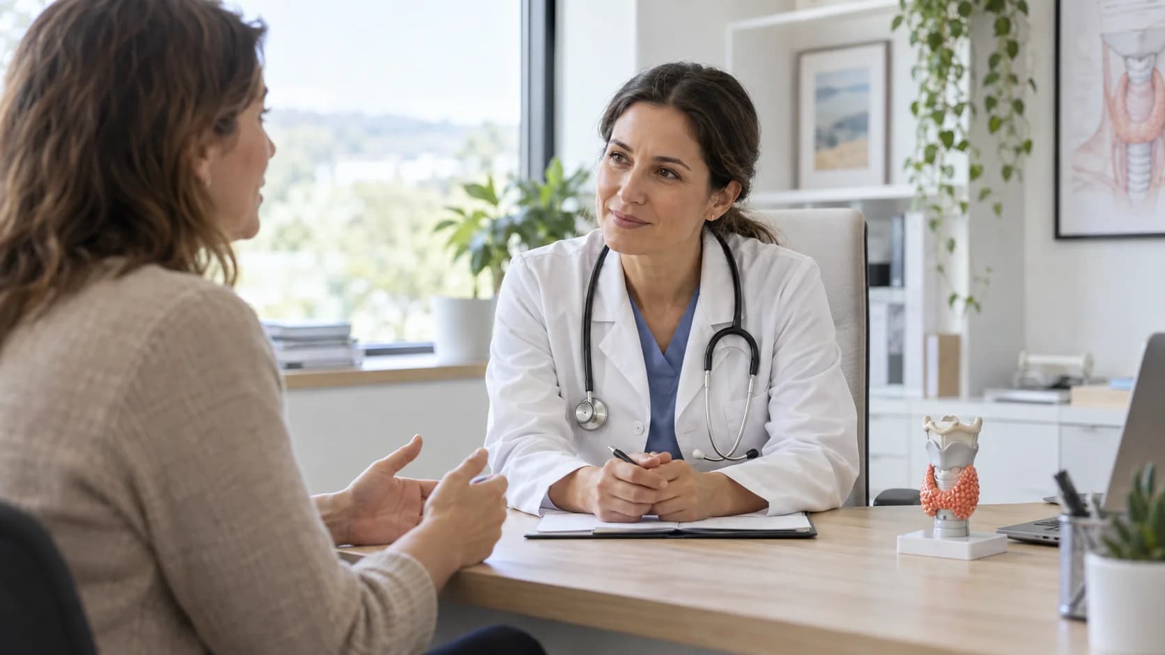 Illustration d’une consultation en endocrinologie